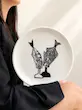 بشقاب سرامیکی دوماهی