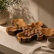 ظرف چوبی دست‌ساز