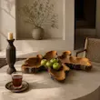 ظرف چوبی دست‌ساز