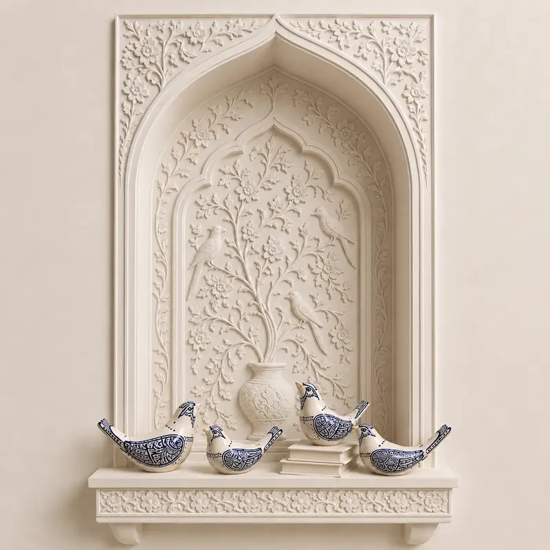 پرنده سفالی دستساز