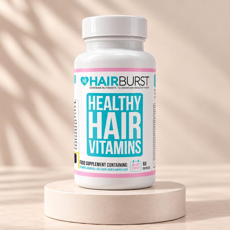 قرص تقویت مو هیربرست اصل انگلیس (60 عددی) (HairBurst