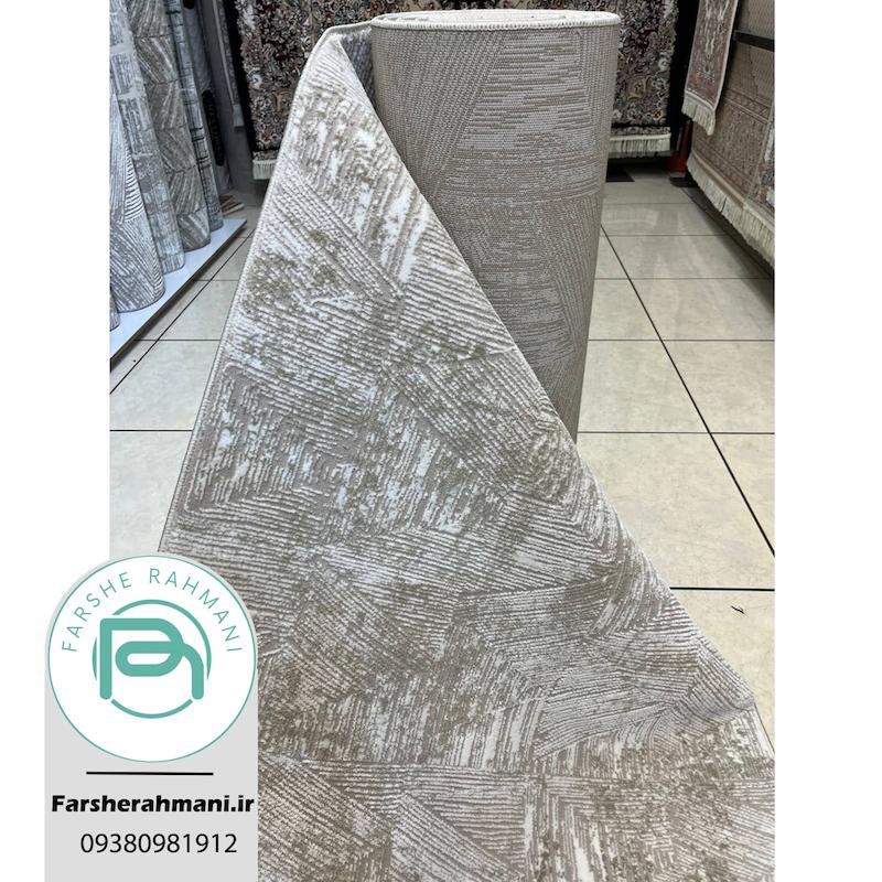 رول برشی فرش سیزان کد 42024 کرم