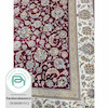 فرش ماشینی 1200 شانه ابریشم گونه رستا کد 12862 لاکی