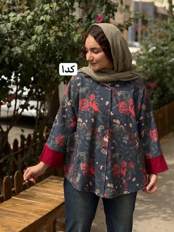 شومیز گلی 