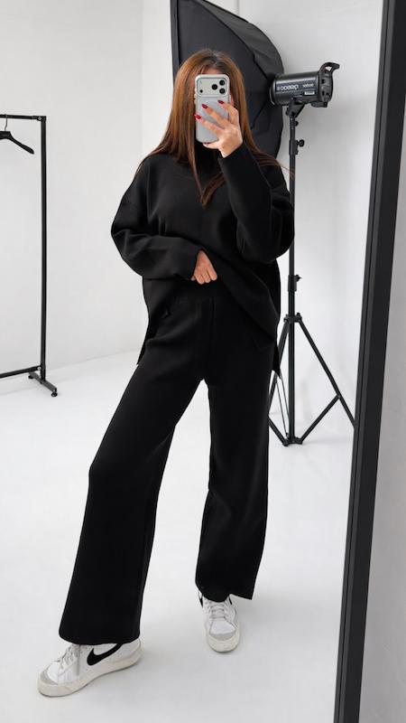 ست بافت مشکی 