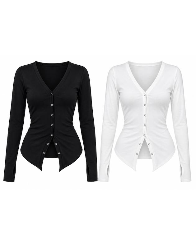 Button front top