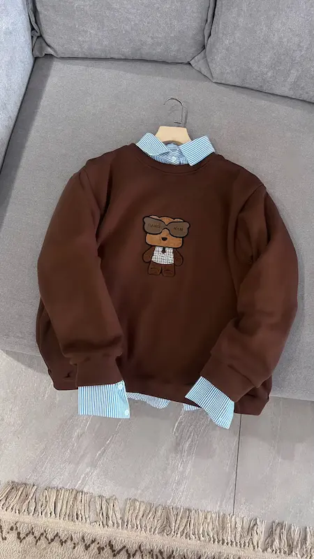 دورس تدی عینکی قهوه ای 