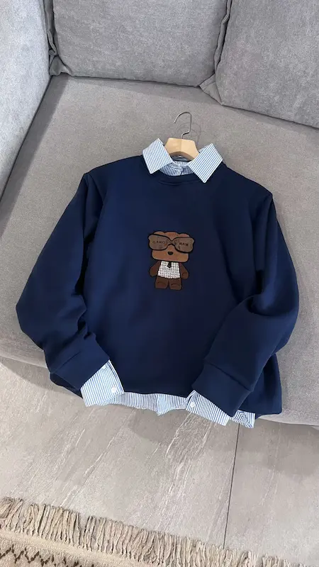 دورس تدی عینکی سرمه ای 