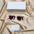 ⭐ عینک آفتابی زنانه دیور 1003 DIOR رنگ زرشکی 