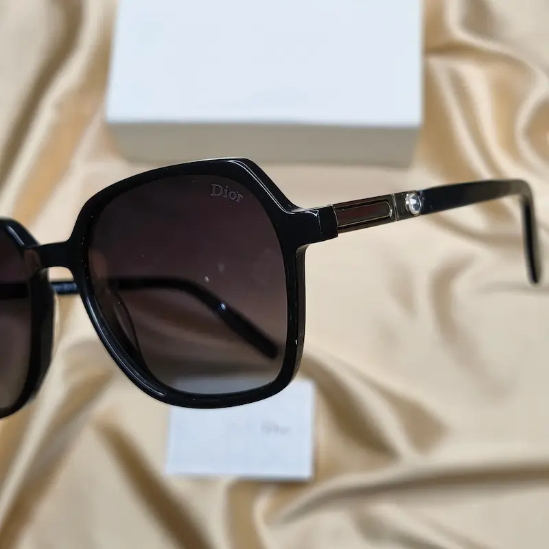 ⭐ عینک آفتابی زنانه دیور 1027 DIOR رنگ مشکی