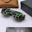 ⭐ عینک آفتابی ریبن مگا ویفررRAYBAN MEGA WAYFARER رنگ سبز (فول پک ریین)