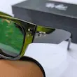⭐ عینک آفتابی ریبن مگا ویفررRAYBAN MEGA WAYFARER رنگ سبز (فول پک ریین)