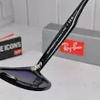 ⭐ ریبن ویفرر 2140 سایز 52 عدسی شیشه پلاریزه آنتی رفلکس RAYBAN WAYFARER رنگ مشکی  (فول پک)