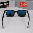 ⭐ ریبن ویفرر 2140 سایز 52 عدسی شیشه پلاریزه آنتی رفلکس RAYBAN WAYFARER رنگ مشکی  (فول پک)