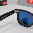 ⭐ ریبن ویفرر 2140 سایز 52 عدسی شیشه پلاریزه آنتی رفلکس RAYBAN WAYFARER رنگ مشکی  (فول پک)