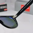 ⭐ ریبن ویفرر 2140 سایز 54 عدسی شیشه پلاریزه آنتی رفلکس RAYBAN WAYFARER رنگ مشکی سبز (فول پک)