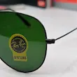 عینک آفتابی ریبن خلبانی شیشه آنتی رفلکس 3026 RAYBAN فول پک