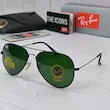 عینک آفتابی ریبن خلبانی شیشه آنتی رفلکس 3026 RAYBAN فول پک