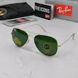عینک آفتابی ریبن خلبانی شیشه آنتی رفلکس 3025 RAYBAN فول پک