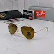عینک آفتابی ریبن خلبانی شیشه آنتی رفلکس 3025 RAYBAN فول پک