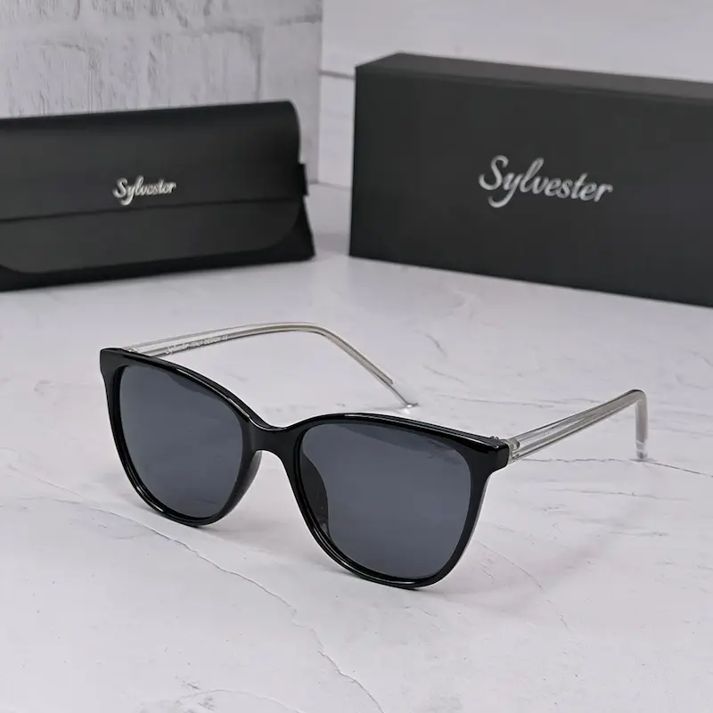 ⭐عینک زنانه سیلوستر SYLVESTER SY04 مشکی (با پک اصلی)