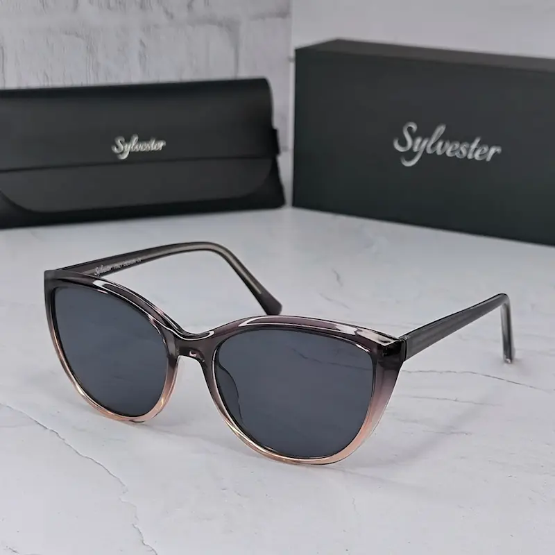 ⭐عینک زنانه سیلوستر SYLVESTER SY02 طوسی (با پک اصلی)