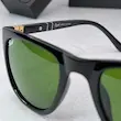 عینک آفتابی پرسول شیشه آنتی رفلکس (فول پک) مشکی شیشه سبز 3111 PERSOL 