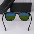 عینک آفتابی پرسول شیشه آنتی رفلکس (فول پک) مشکی شیشه سبز 3111 PERSOL 