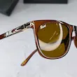 عینک آفتابی پرسول شیشه آنتی رفلکس (فول پک) قهوه ای 3111 PERSOL