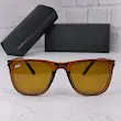 عینک آفتابی پرسول شیشه آنتی رفلکس (فول پک) قهوه ای 3111 PERSOL
