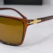 عینک آفتابی پرسول شیشه آنتی رفلکس (فول پک) قهوه ای 9191 PERSOL-کپی