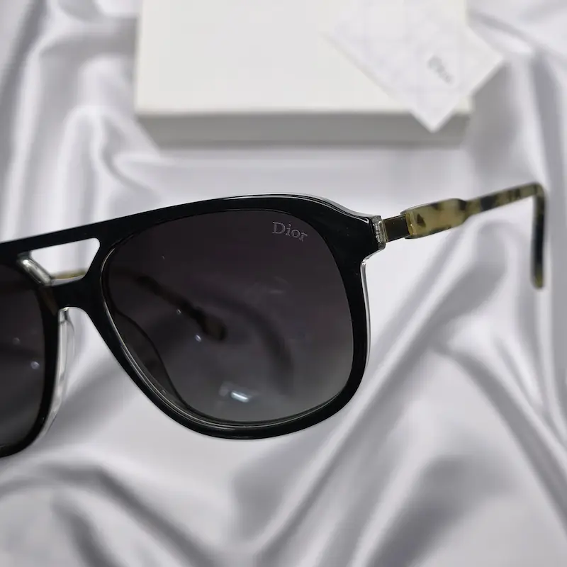 ⭐ عینک آفتابی اسپورت دیور DIOR 1042 مشکی (بدون پک)