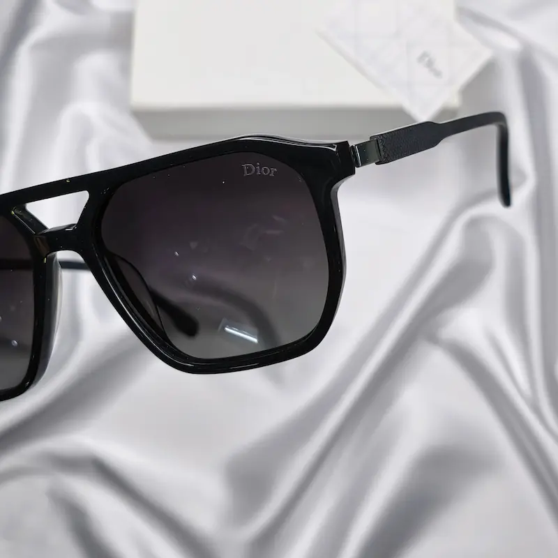 ⭐ عینک آفتابی اسپورت دیور DIOR 1041 مشکی (بدون پک)