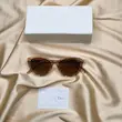 ⭐ عینک آفتابی زنانه دیور 1028 DIOR عسلی (بدون پک دیور)