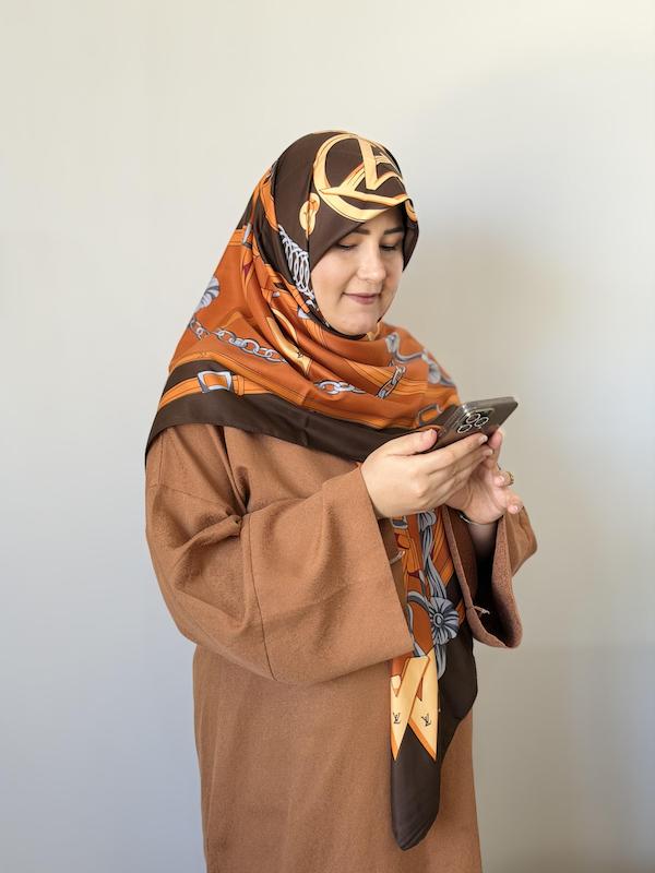 روسری ابریشم توییل وارداتی