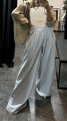 palazzo jean  pants