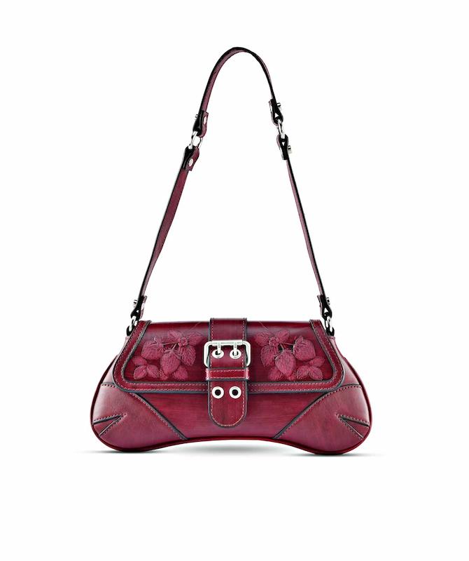 کیف دوشی زنانه طرح توت فرنگی کد 207601