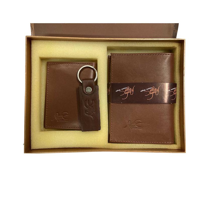 ست کیف مدارک و جاکارتی ساده کد 101139