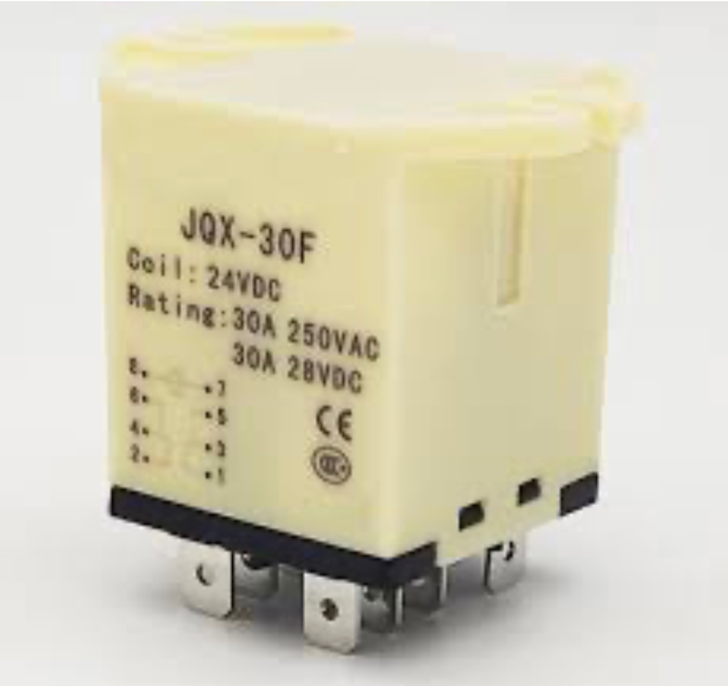 رله پاوری KEC JQX-30F 24V 30A 8PIN