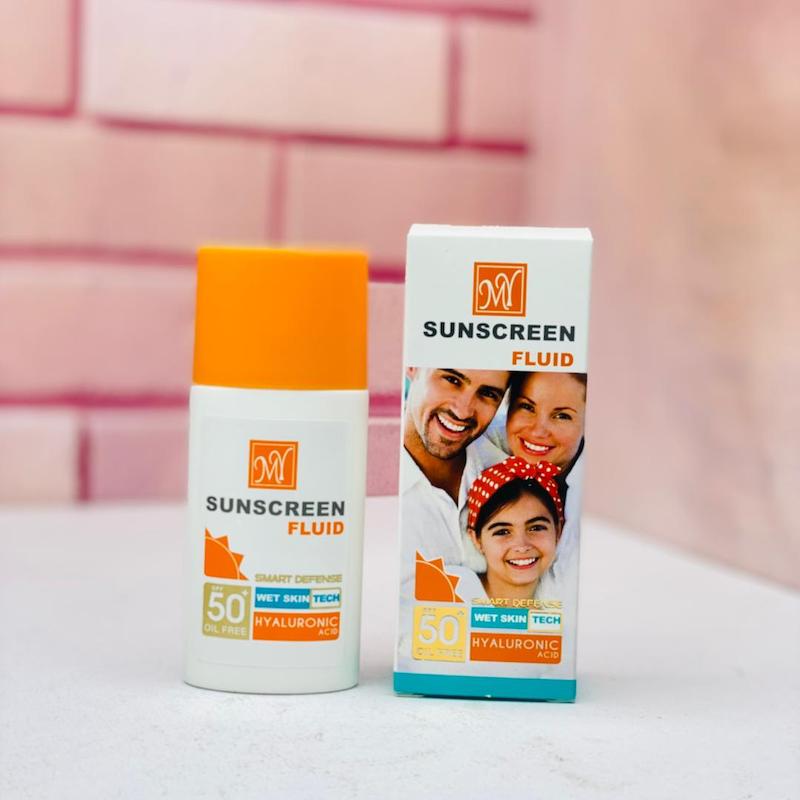 ضدآفتاب فلوئیدی بی‌رنگ مای SPF50