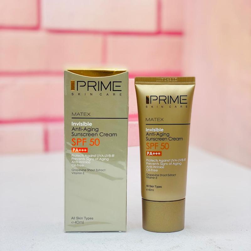 ضدآفتاب جوان‌کننده بی‌رنگ پرایم SPF50 اصلی