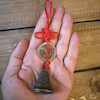 زنگ آویز تک سکه فنگ شویی 