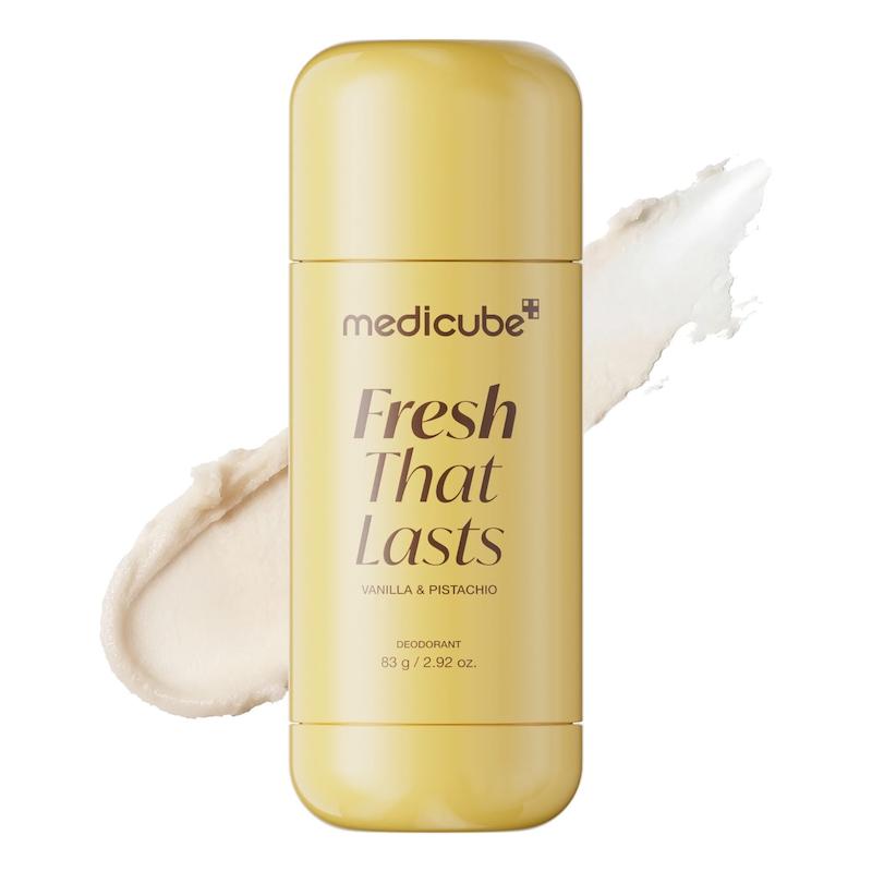 استیک دئودورانت روشن‌کننده بدن با رایحه وانیل و پسته مدی کیوب مدل Fresh That Lasts Vanilla & Pistachio