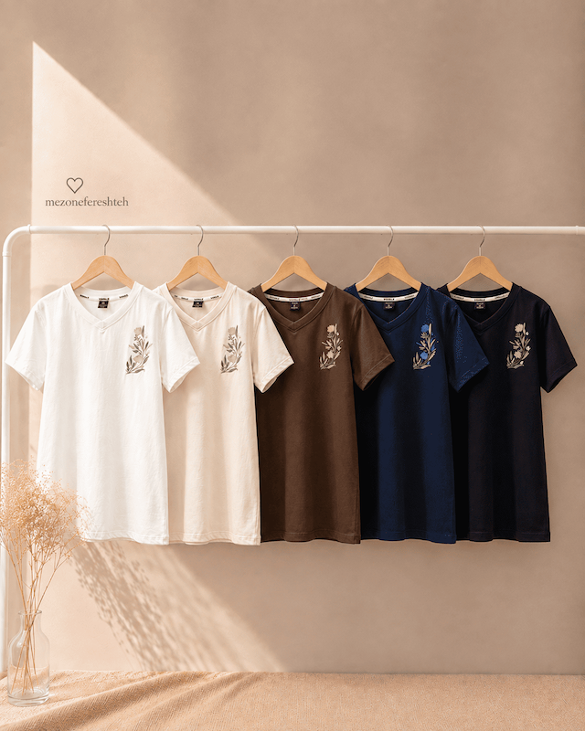 تیشرت گلدوزی