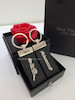 جاسوئیچی چرم با پلاک اسم محمد|قابل سفارش با تمامی اسم ها 