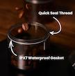 محفظه نگهداری تک‌دوز قهوه ANKOMN QuarterSeal X7 | ست ۳ عددی
