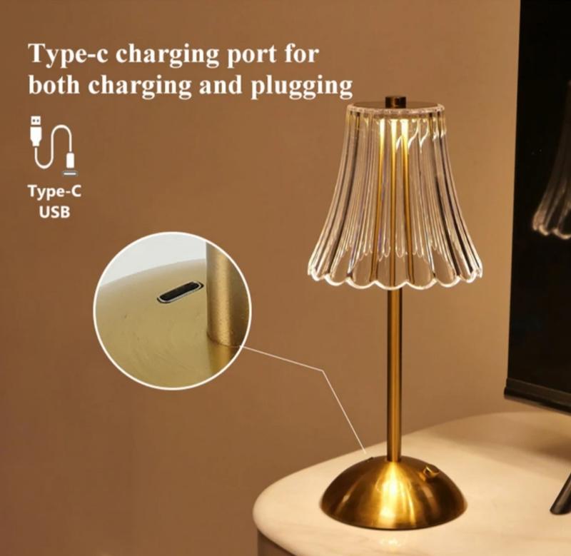 آباژور (چراغ) شارژی رومیزی کد۱۰