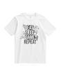 تیشرت طرح EAT SLEEP GAME REPEAT