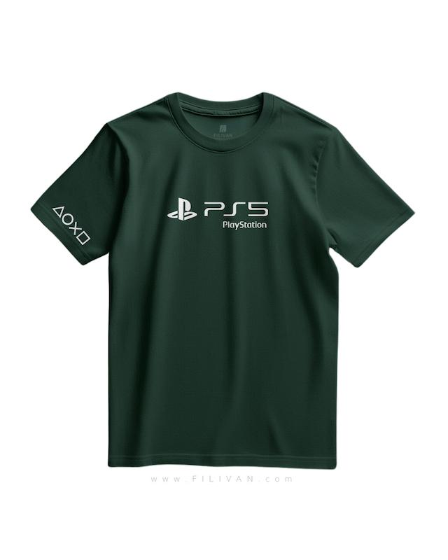 تیشرت طرح PS5 (پلی استیشن)