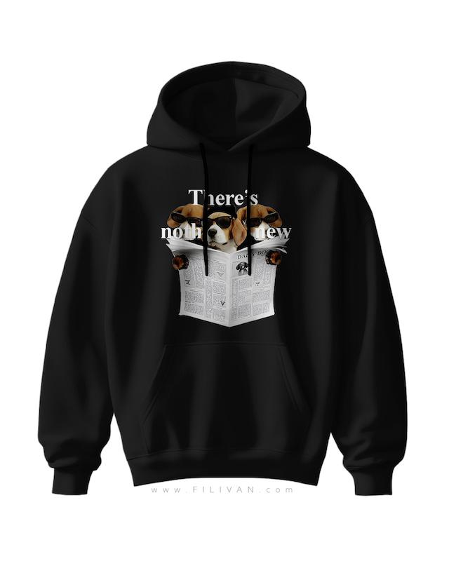 هودی طرح No News Dogs (سگ های بی خبر)